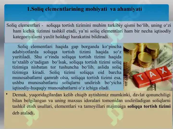 Soliq va soliqqa tortish fanining predmeti, obyekti, maqsad va vazifalari 3