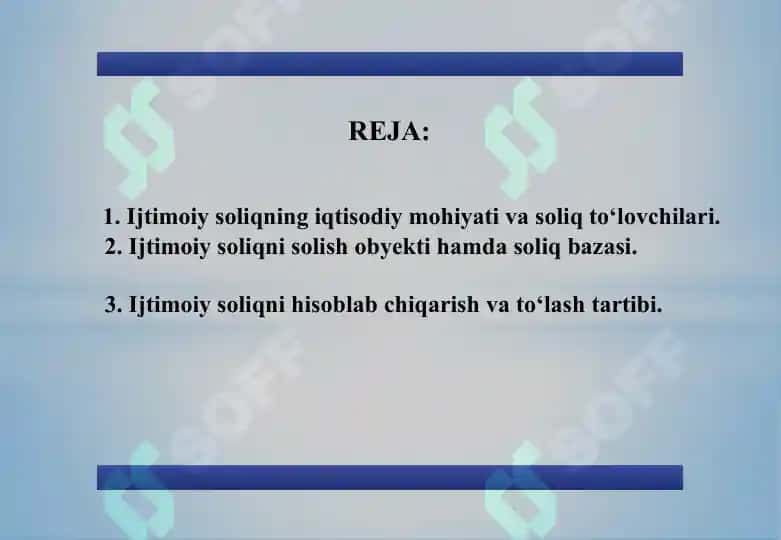 Ijtimoiy soliq 2