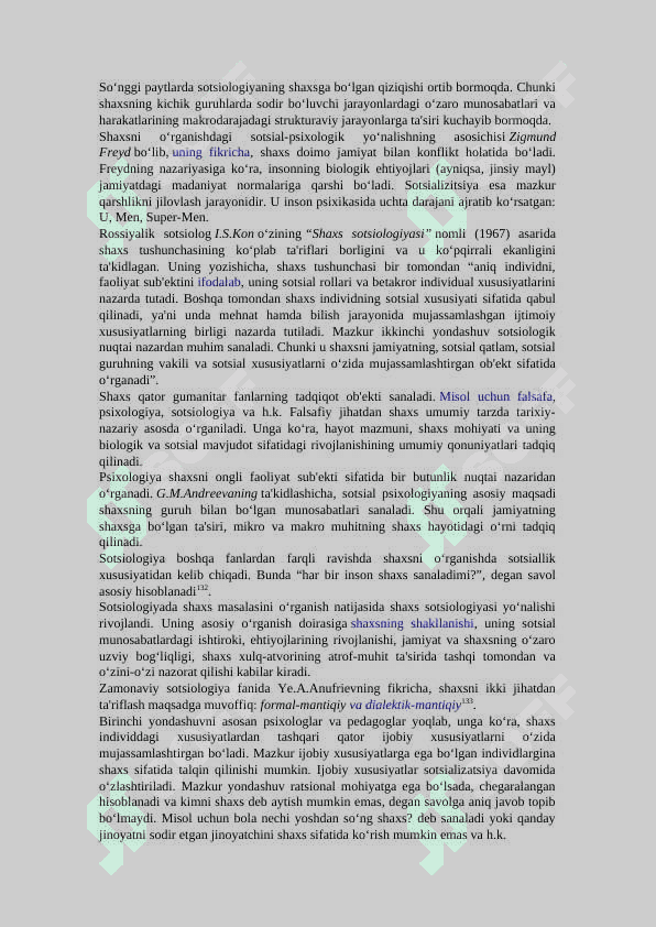 Sotsiologik statuslar va sotsiologik rollar 2