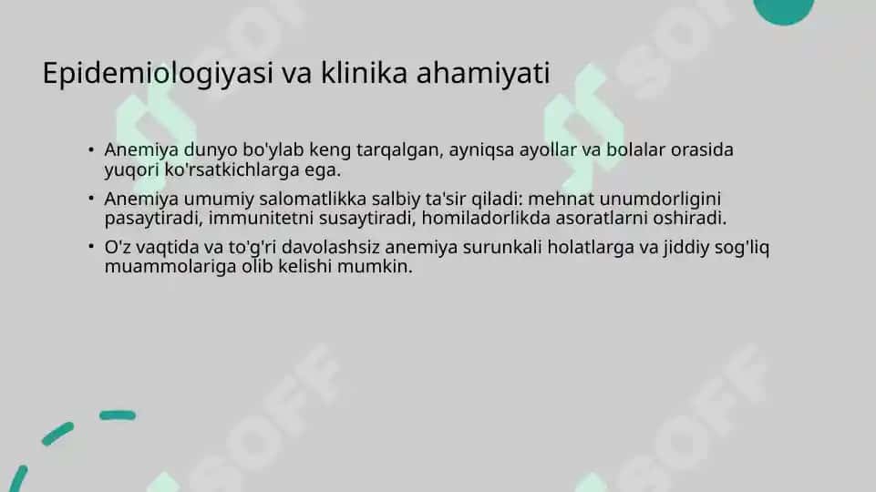 Anemiya sindromini ratsional davolashga klinik-farmakologik yondoshuv 3