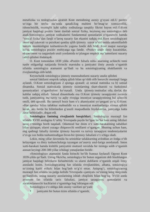 Sotsiologiya fan sifatida 2