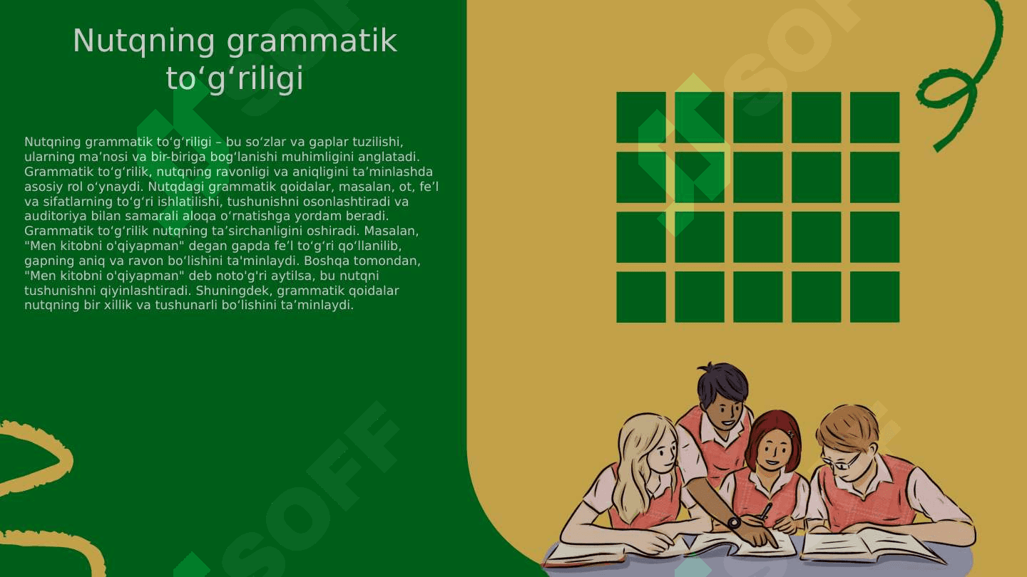 Oʻquvchi nutqning tirikligi ravonligi  va aniqligi 3