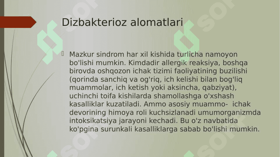 Dizbakterioz va dizbateriozning zamonaviy bakteriologik diognostikasi 3