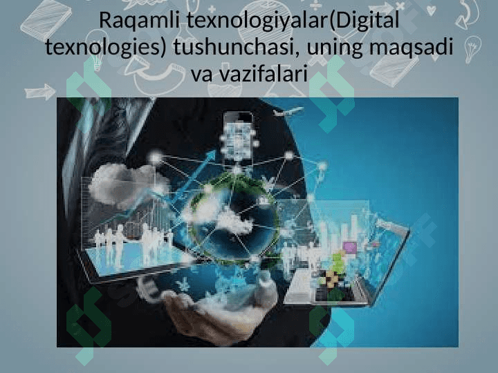 Zamonaviy raqamli texnologiyalar 3