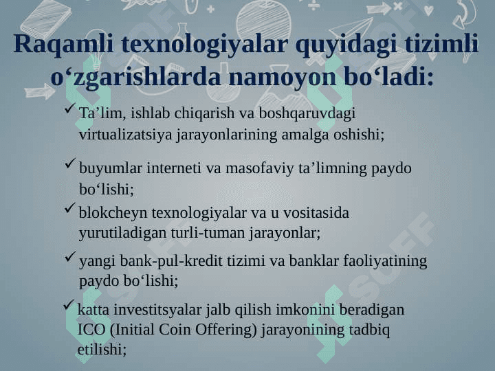 Zamonaviy raqamli texnologiyalar 7