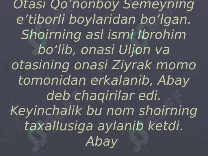 Abayning hayoti va ijodi+ 5