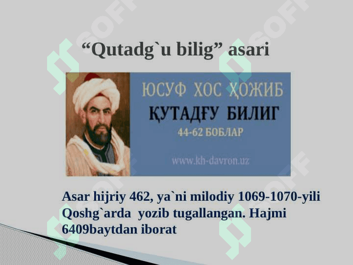 Yusuf Xos Hojibning hayoti va ijodi+ 4