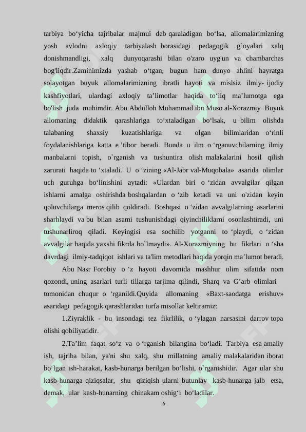 MAKTABGACHA TA’LIM YOSHIDAGI BOLALARNING TARBIYASI VA RIVOJLANISHI 5