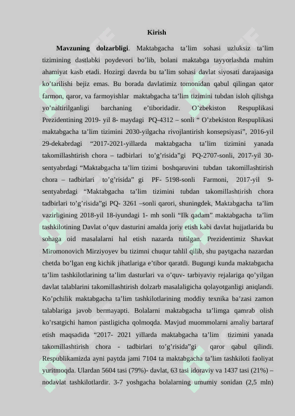 MAKTABGACHA YOSHDAGI BOLALARNING SENSOR TARBIYASI 2