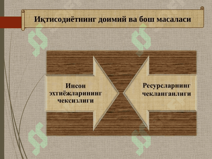 ИҚТИСОДИЁТ НАЗАРИЯСИ ФАНИНИНГ ПРЕДМЕТИ ВА УСЛУБИ 6