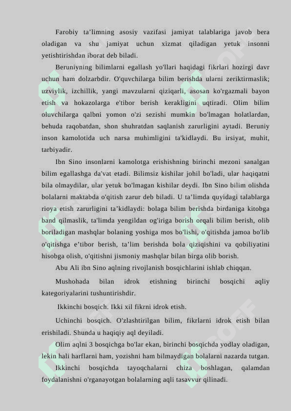 MAKTABGACHA YOSHDAGI  BOLALARNING AQLIY RIVOJLANISHI 8