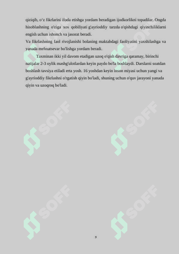 MENTAL ARIFMETIKA VOSITASIDA 6-7 YOSHDAGI BOLALARNING MATEMATIK TASAVVURLARINI SHAKLLANTIRISH 8