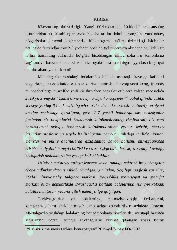 MAKTABGACHA TA’LIM TASHKILOTIDA PEDAGOGIK JARAYONLARNI TASHKIL ETISH 2