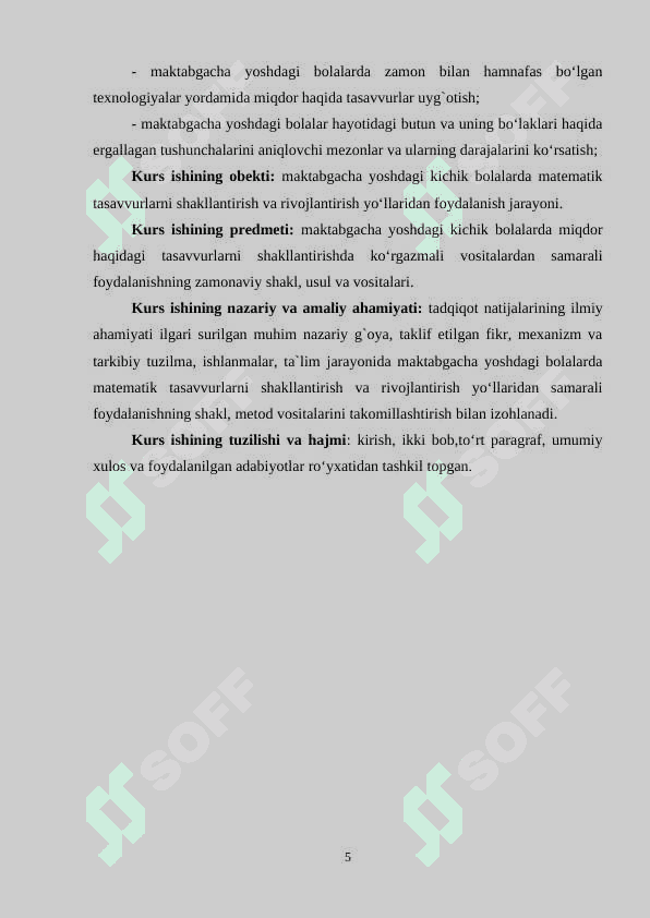 KICHIK GURUHDA MIQDORIY G‘OYALARNI SHAKLLANTIRISH METODIKASI 4