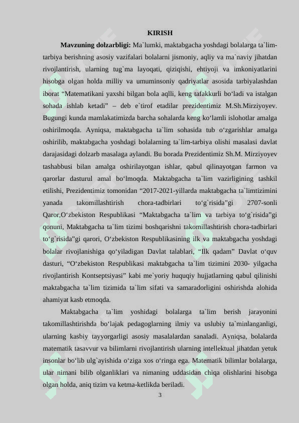 MAKTABGACHA  TAYYORLOV  GURUHIDA  SANASHGA  VA  HISOBLASH FAOLIYATIGA O‘RGATISH VAZIFALARI 2