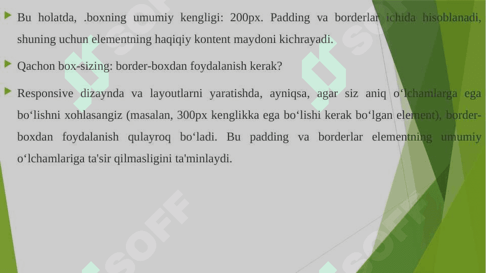 CSS box size nima va undan foydalanish 7