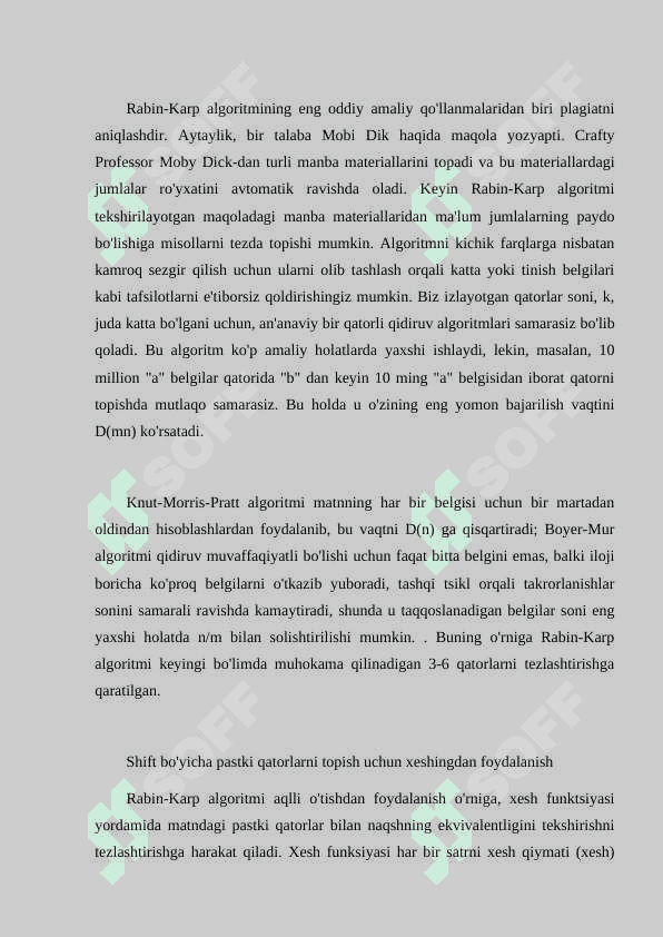 RABIN–KARP ALGORITMI 6