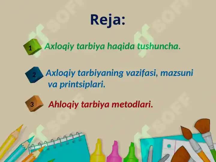 Mavzu: Ijtimoiy odoblar va axloqiy tarbiya 2