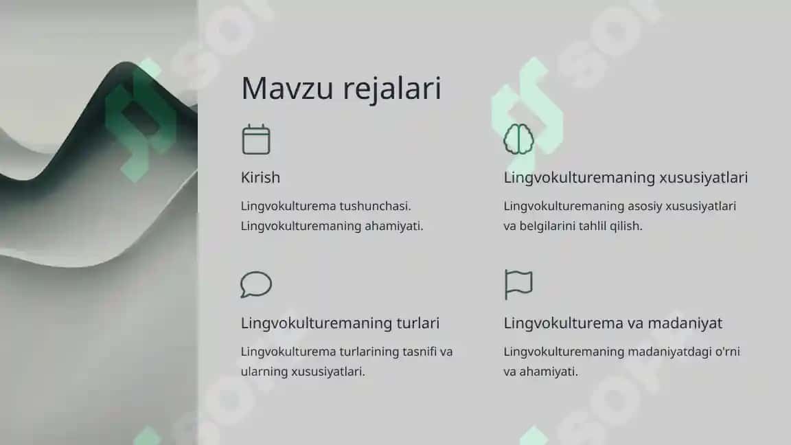 Lingvokulturema va uning turlari 2