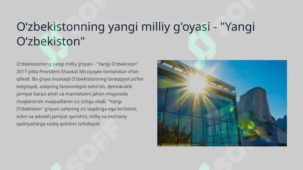 Yangi Oʻzbekistonda amalga oshirilayotgan maʼnaviy oʻzgarishlar 3