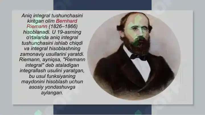 Aniq integral va uning xossalari 2