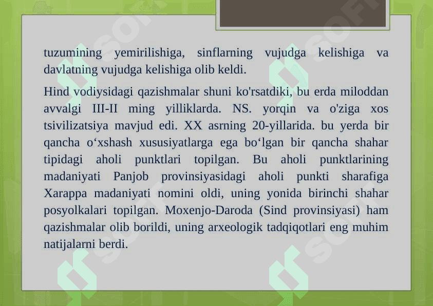 DARYO BO’YI SIVILIZATSIYASINING  O’ZIGA XOSDARYO BO’YI SIVILIZATSIYASINING  O’ZIGA XOS 5