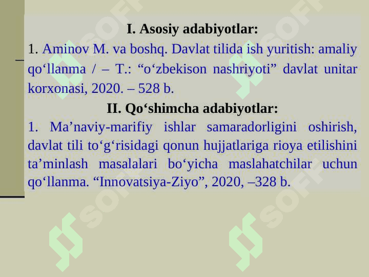 Hujjat turlari va uning zaruriy qismlari 2