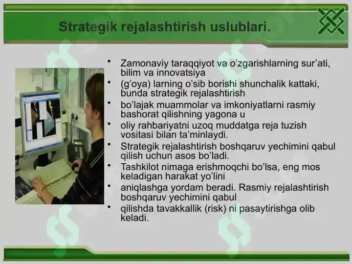 Strategik rejalashtirish modellari 2