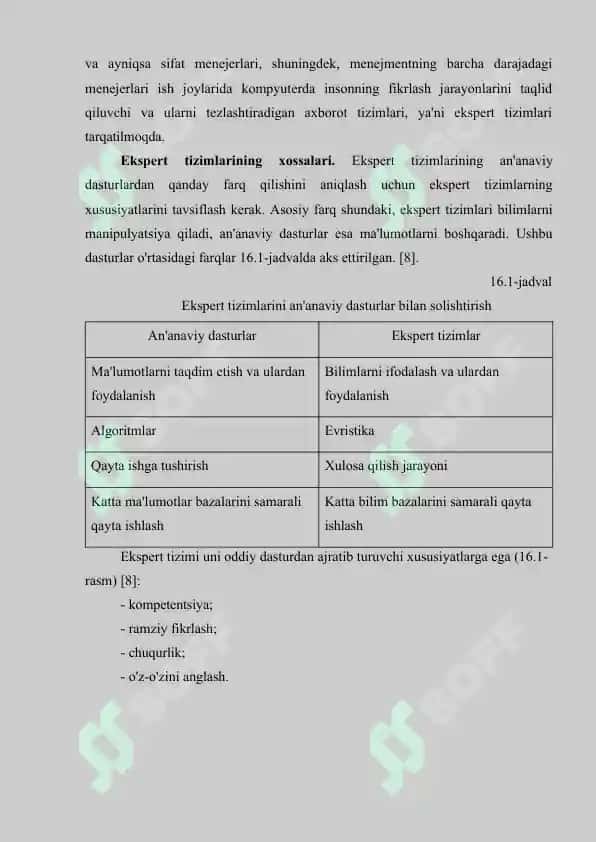 Ekspert tizimlari haqida ma'lumotlar 3
