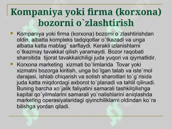 Marketingda bozor tadqiqotlari 4