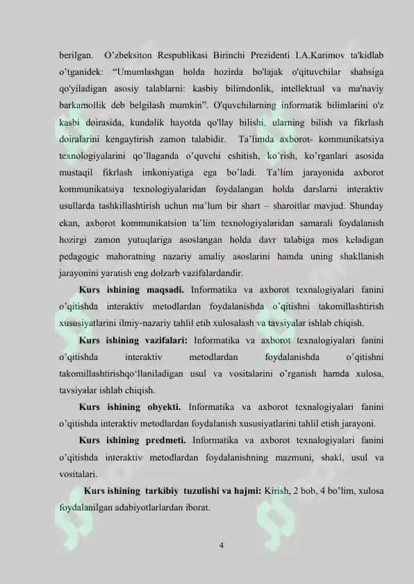 Informatika darslarida o’yinli texnologiyalardan foydalanish 4
