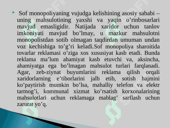 DAVLATNING MONOPOLIYAGA QARSHI TADBIRLARI 4