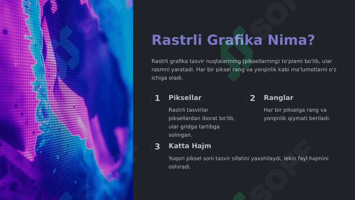 Rastrli va vektorli grafika formatlari 2