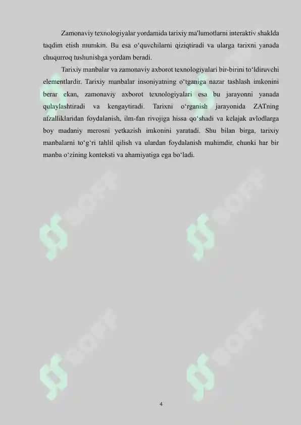 Tarixiy manbalar va zamonaviy axborot texnologiyalari 4