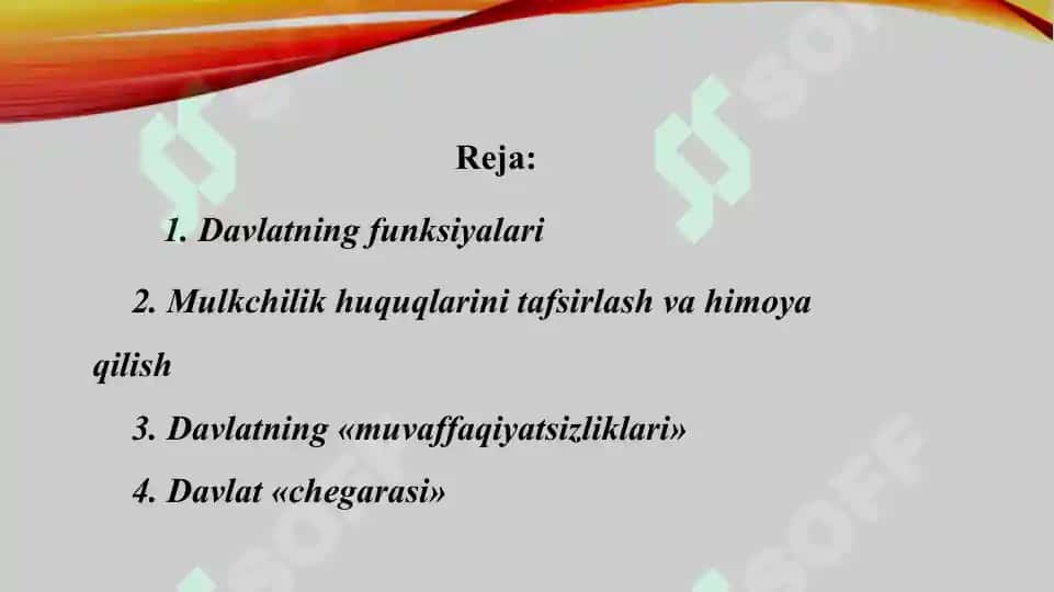 Davlat institutsional tashkilot  sifatida 2