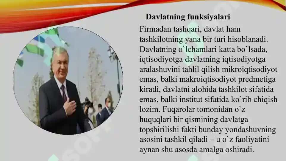 Davlat institutsional tashkilot  sifatida 3