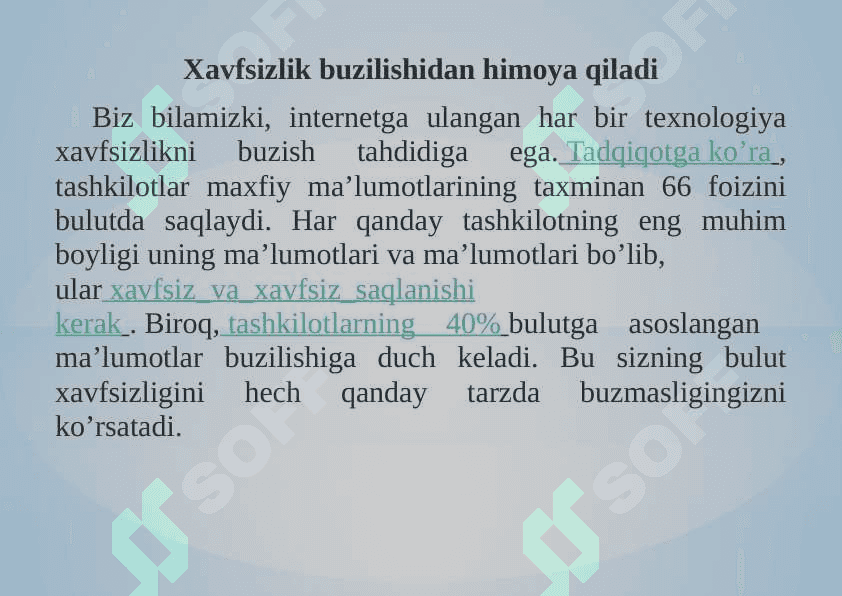 CLOUDDA XAVFSIZLIKNING AHAMIYATI 4