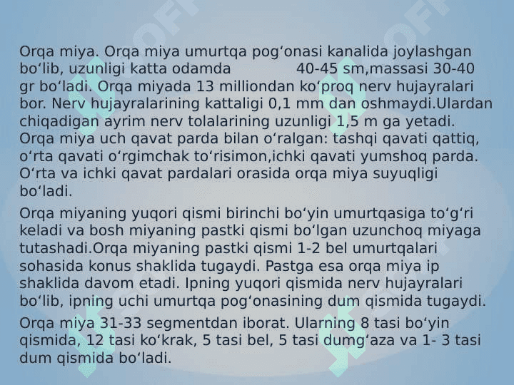 Nerv tizimi va oliy nerv faoliyati. Analizatorlar 4