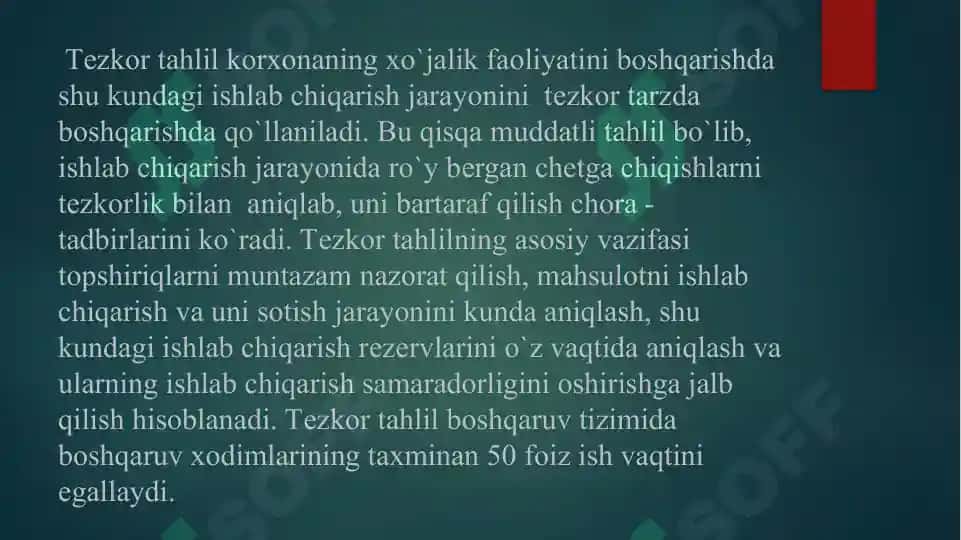 Moliyaviy tahlil 2