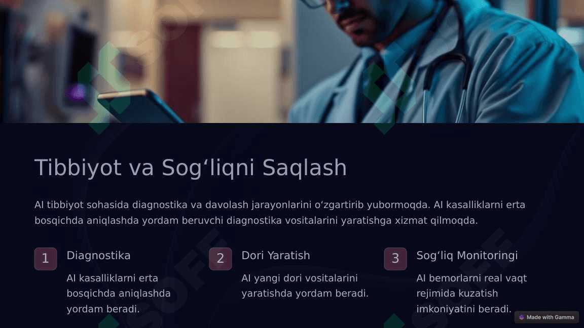 Sun'iy intellektning kundalik hayotdagi ro'li presentatsiya 4