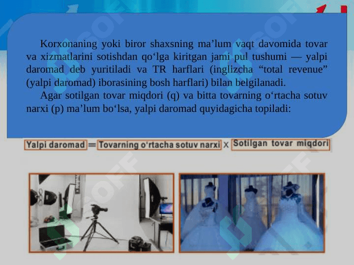 YALPI DAROMAD, FOYDA VA ZARAR 2