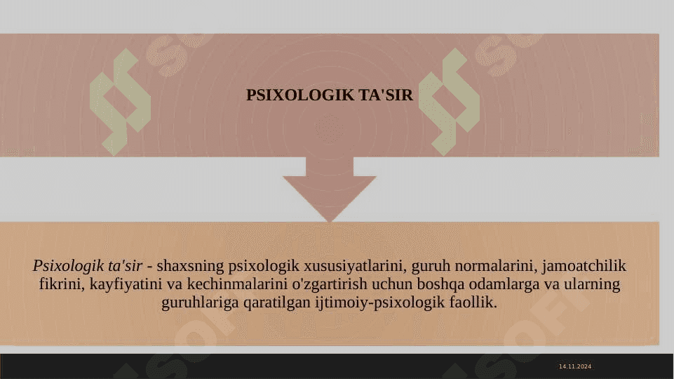 Inson psixikasiga ta’sir qiluvchi omillar 2