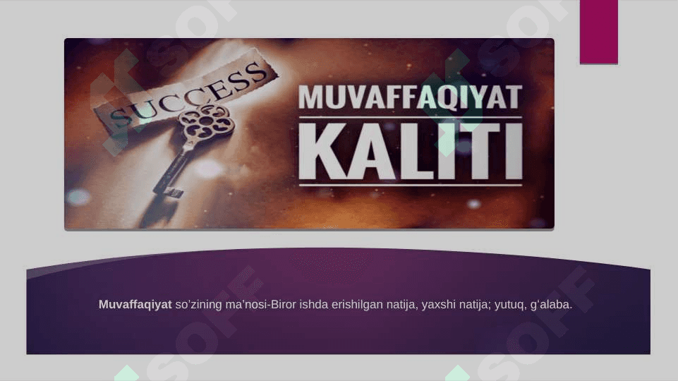 Faoliyatda muvaffaqiyat qozonish 3