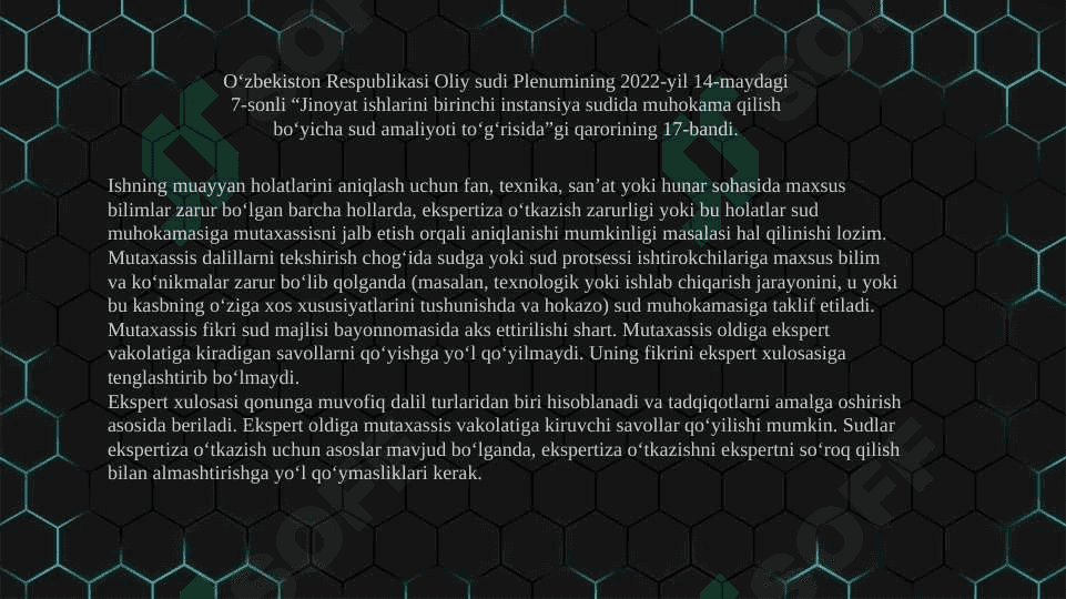 Jinoyat protsessi ishtirokchilari 8