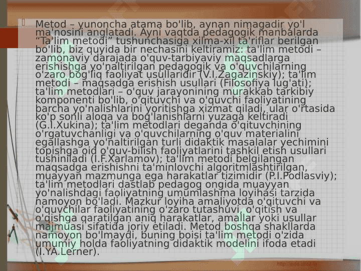 Ta’limning zamonaviy mеtоdlari va vоsitalari 2