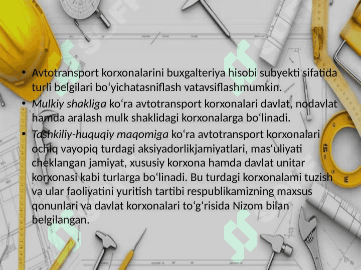 9-Qishloq xo’jalik korxonalarida buxgalteriya hisobini tashkil qilish 7