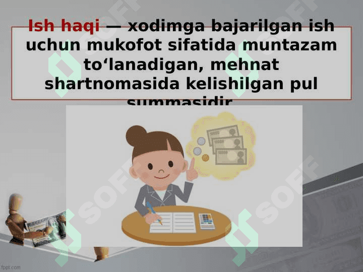 Qurilish tashkilotlarida mehnatga haq to’lash bo’yicha hisob-kitoblar hisobi 5