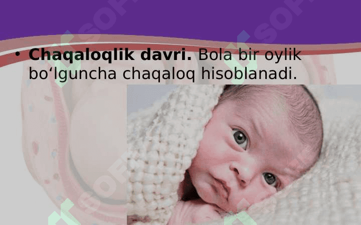 Bolaning o‘sishi va rivojlanishi 3