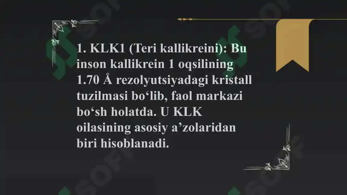 Kallikrein-kinin tizimi, klinik ahamiyati 8