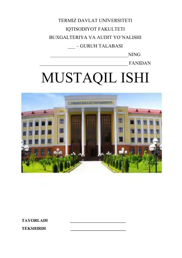 Xo’jalik hisobi haqida tushuncha va uning paydo bo’lish